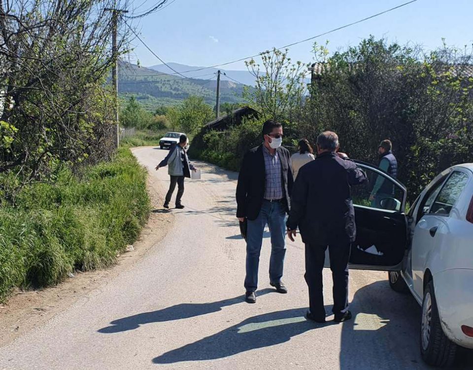 Meeting held for the project "Reconstruction of a regional road from the village of Orman (municipality of G. Petrov) to the municipality of Cucer Sandevo"